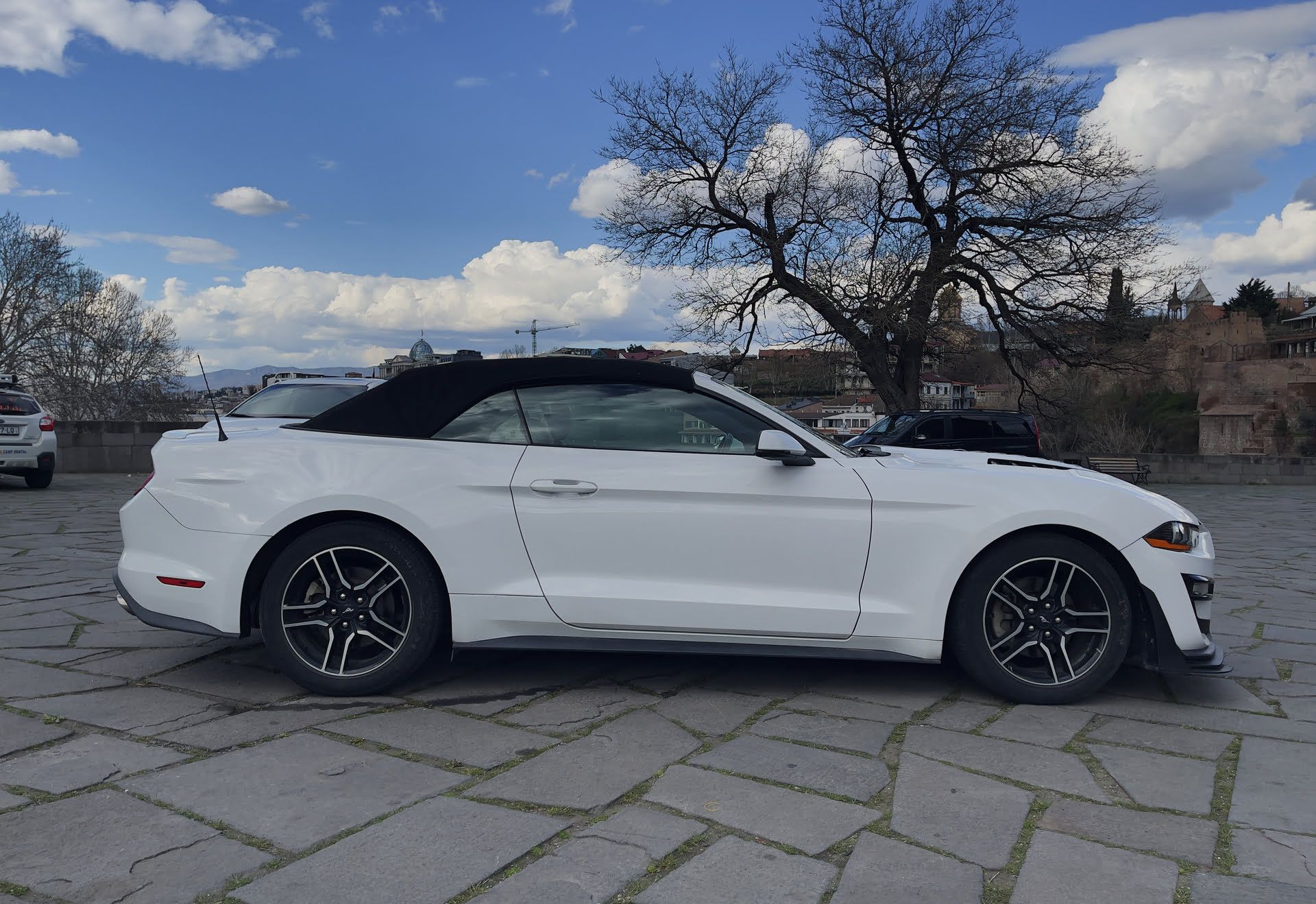 Ford Mustang cab.